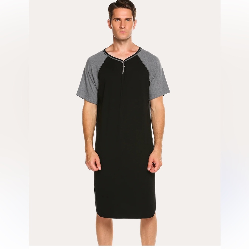 EKOUAER MEN COMFORT NIGHTSHIRT